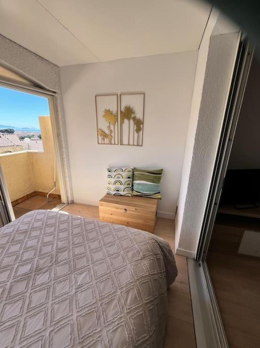 Studio Vue Mer Avec Piscine Et Terrain De Tennis Sausset-les-Pins Zewnętrze zdjęcie