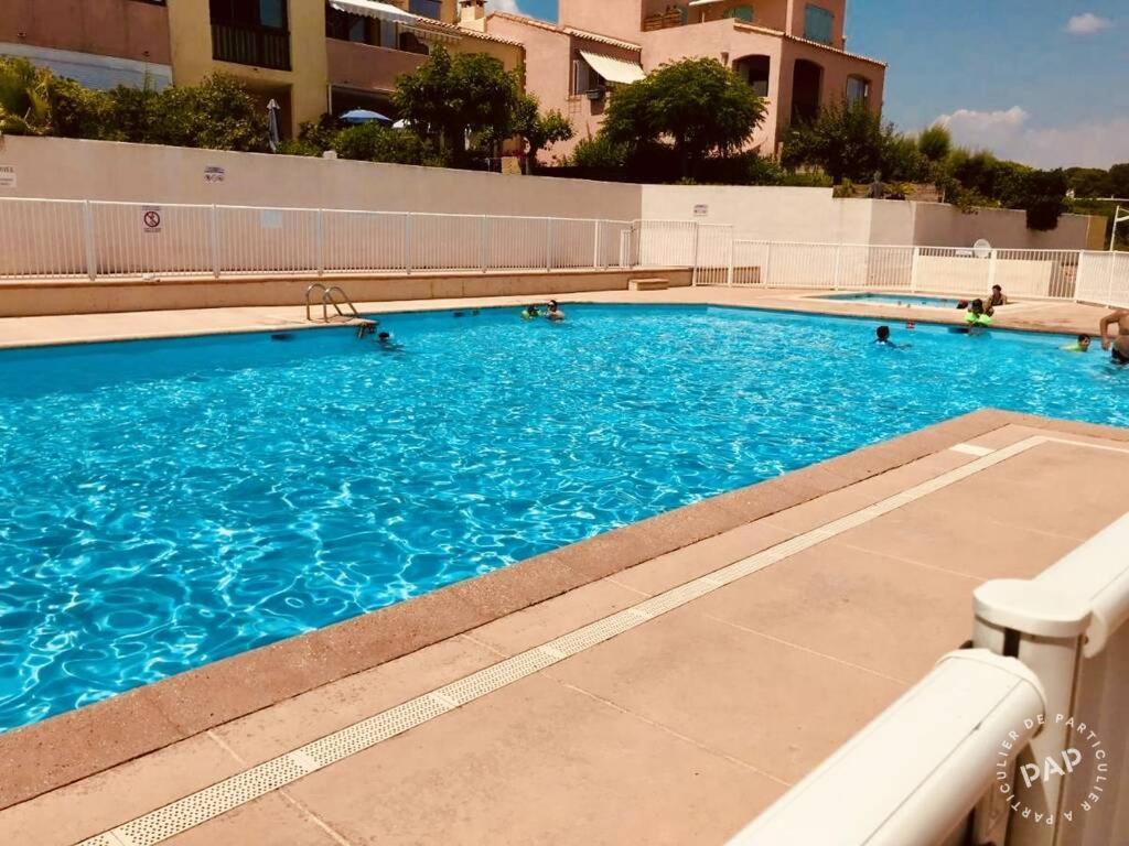 Studio Vue Mer Avec Piscine Et Terrain De Tennis Sausset-les-Pins Zewnętrze zdjęcie